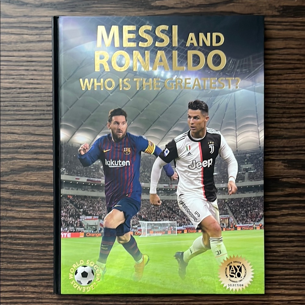 Messi and Ronaldo Hardcover Book